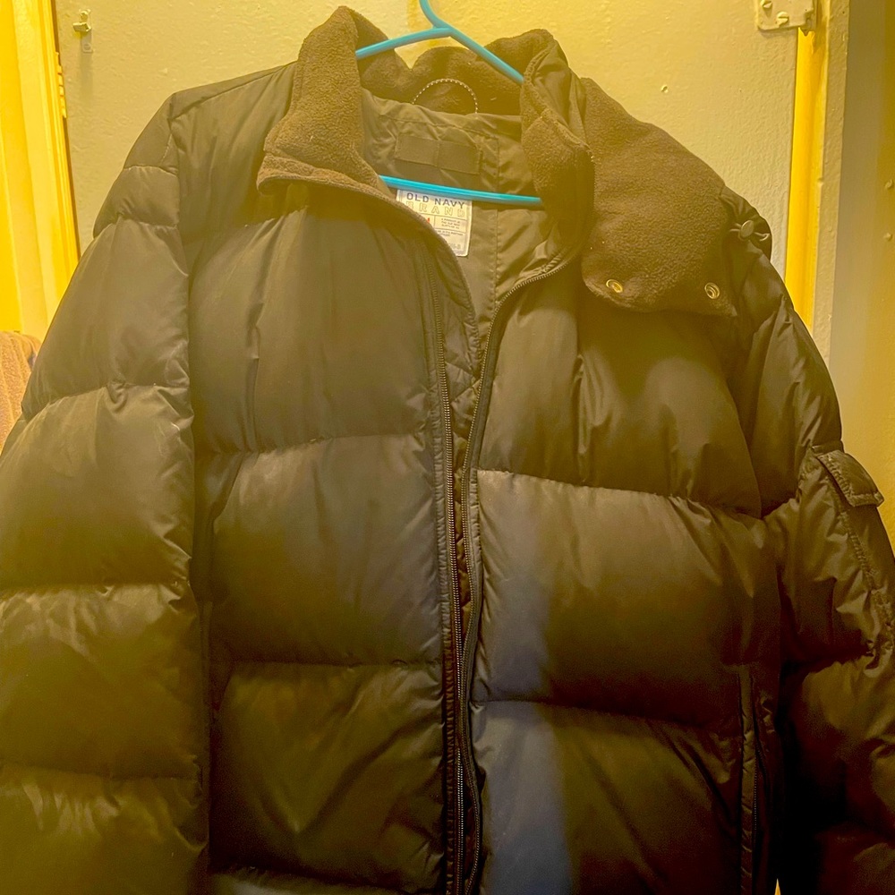 Old Navy Puff Jacket/ L Black